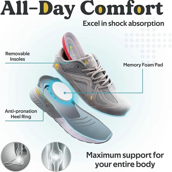 NIB FitVille Rebound Core Extra Wide Walking Shoes - Picture 8 of 13